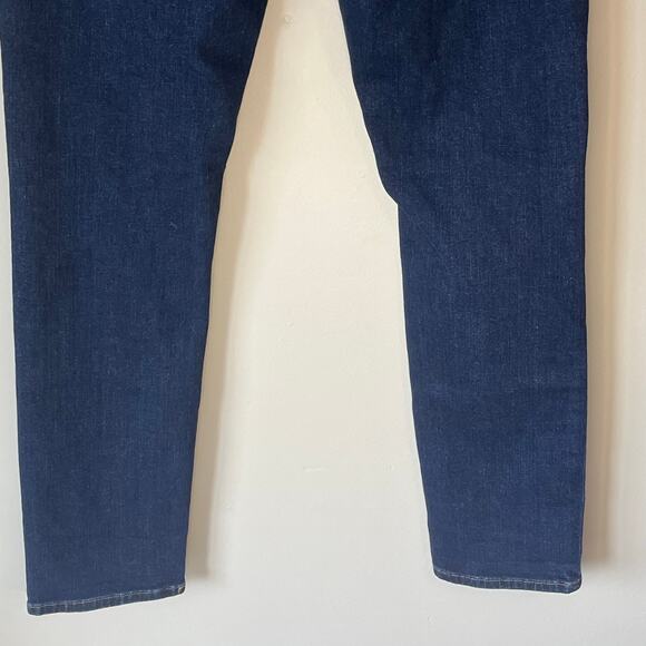 Joe's Jeans Dark Wash Distressed Bobby Mid Rise Tapered Boyfriend Jean Size W24 - Picture 10 of 14